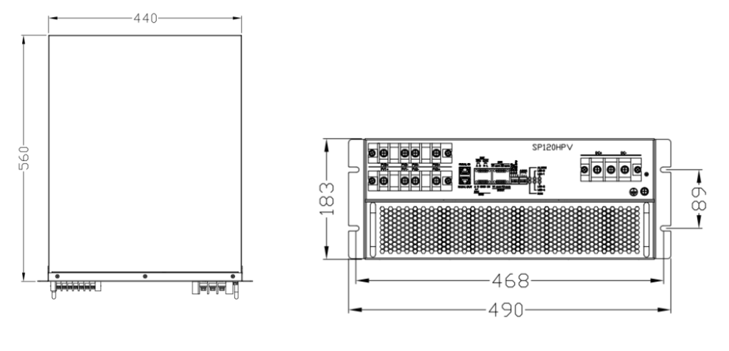 60KW非隔離DCDC模塊 含mppt