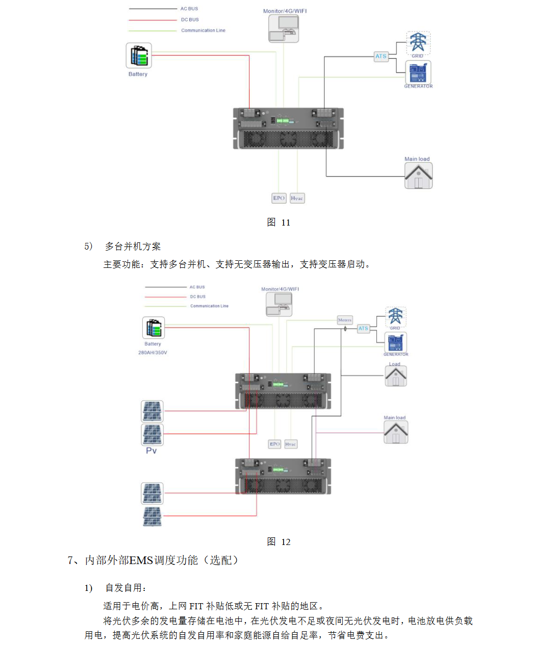 KHC-SP25HBG2光柴儲混合逆變器 第2代25KW風光儲柴一體機 PCS模塊